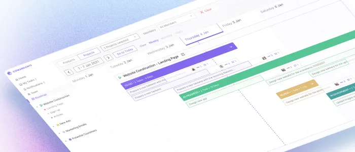 Timeline feature