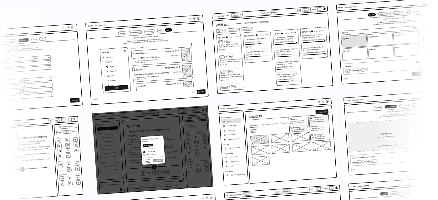 Wireframes are still a great way to visualize